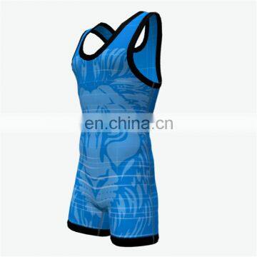 Sublimated Customized Wrestling Singlet