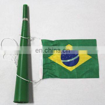 Brazil fans football cheering plastic fan horn