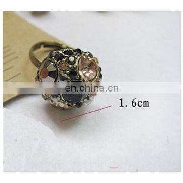 Godbead Mushroom Head Ring Fashion Plated Genuine Austrian Crystal Party Club Rings Jewelry photo-3