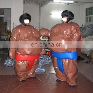 Mocha Inflatable wrestling suits for man