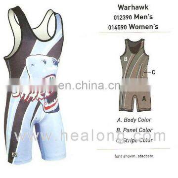 Sublimation Lycra Wrestling Shirts Singlet For Sale