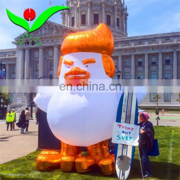 Giant inflatable custom trump chicken 3m