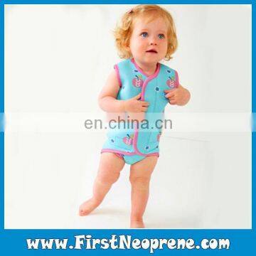 Blue And Pink Apple Beachfront Neoprene Baby Swim Wraps photo-4