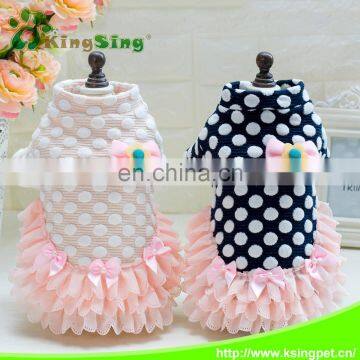 Small steamed bun cotton cheap dog dress