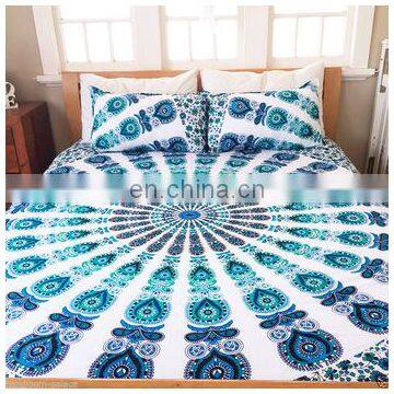 Indian Handmade Mandala Duvet Cover Cotton Comferter Doona Cover Quilt Bedding