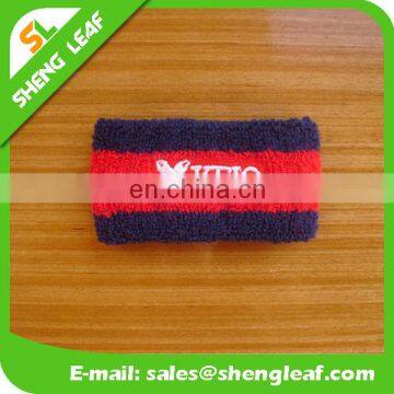 Embroidery logo 3.5cm length mix color fashion sweatbands