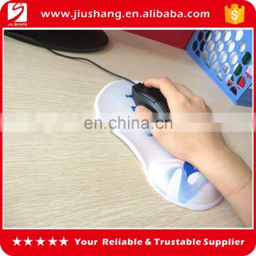 Rubber mouse pad with wrist rest, wrist rest mouse mat, rubber gel computer mouse pad