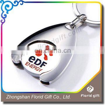 Promotional Metal Euro Coin Key Chain,Trolley Token Coin Key Chain photo-4