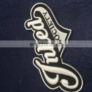 Iron on Custom Brand Name Letter 3d Embroidery Patches photo-2