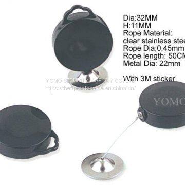 Mini Round Anti-Theft Display Retractors,anti-shoplifting Pull Box,secure Pull Box,recoil Pull Box