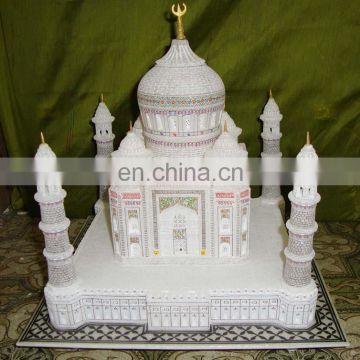 Hand Crafted Marble Taj Mahal Model Replica GIft