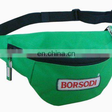 newest fashion embroidered logo sport waist bag