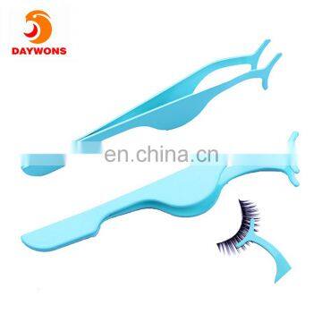 Stainless Steel False Eyelashes Extension Applicator Clipper Auxiliary Tool Tweezers Nipper Fish Tail Clipper photo-4