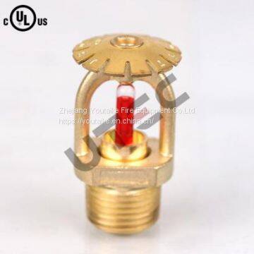 High Quality Brass Fire Sprinkler Head Automatic Convensional Sprinkler UTEC0004 For Firefighting