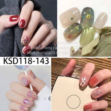 Nail Art Adhesive Sticker DIY Manicure Snowflake Shiny Sequins Nail Polish Strips Wraps Accessories Wholesale photo-5