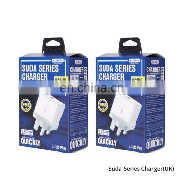 Universal UK Socket Standard 2.1A Dual USB Port Phone Tablet Travel Power Adapter photo-4