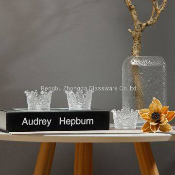 Glass Candle Holder For Home or Wedding From China Factory photo-4