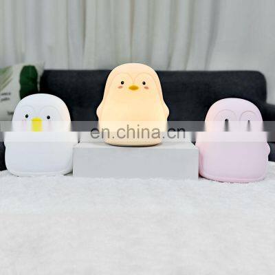 New Design Battery Powered Silicone Custom Night Table Lamp For Bedside Lighting
