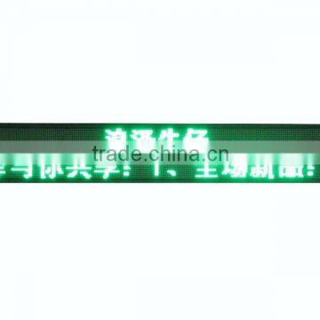 P10 green LED moving display sign