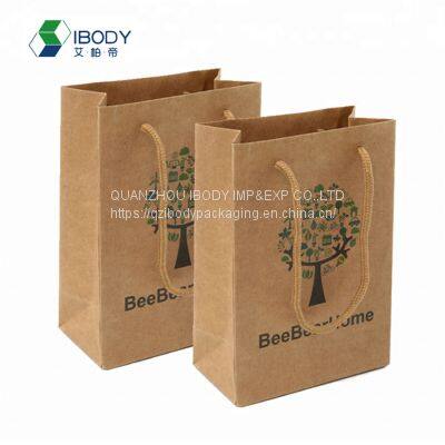 Manufacture Direct Cheap Customized Logo Stock Gift White Paper Carry Bags With Handles for Shopping photo-4