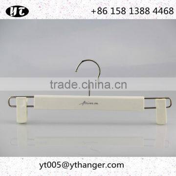 White Plastic Hanger and Pants Hanger With Custom Logo for Clothes photo-3