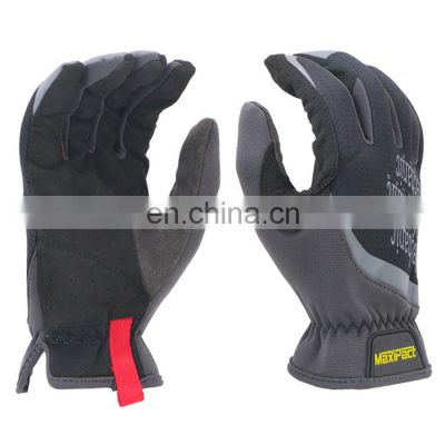 Soft anti vibration outdoor sports mechanic work gloves for worker