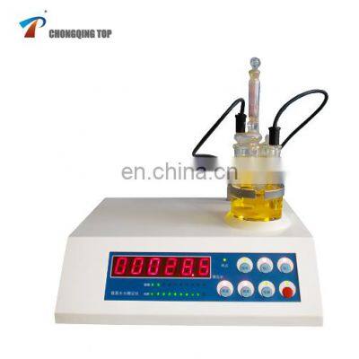 PPM trace water content analyzer for transformer oil lube oil