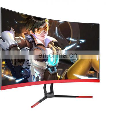 FULL HD 24inch Curved Display Gaming Monitor 1080P Desktop Monitor LED Wide Screen 1920x1080  HDMI IPS 75HZ