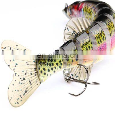 6 Colors 20cm 71g Hot Sale High Quality Hard Plastic Multi-Joint Minnow for Freshwater Saltwater photo-4