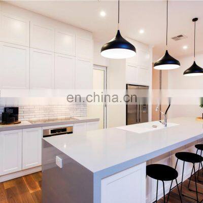 AU Standard White Glossy Lacquer Kitchen Cupboard Kitchen Cabinet Wood Kitchen Furniture