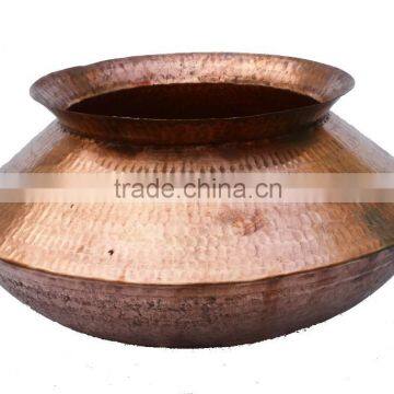 SOLID COPPER HAANDI FOR BIRYANI TRADITIONAL DEGCHI