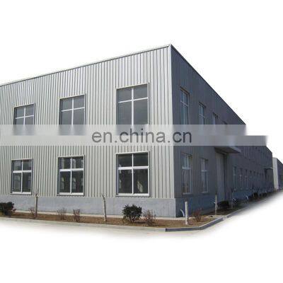 Free Drawing Long Span High Quality Construction Car Garage Warehouse Two Story Steel Structure