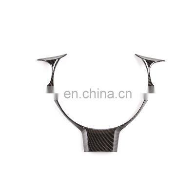 Car Accessories Modification 17-21 For Toyota 86/Subaru BRZ Steering Wheel Frame ABS Carbon Fiber Pattern 1 Piece Set photo-2