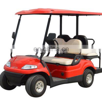 CE Approved 4 Seater Electric Golf Carts with folded back seat(A627.2+2)