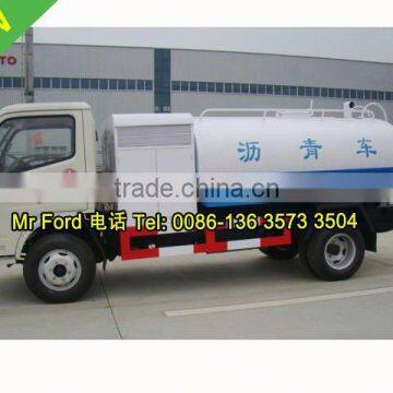 TEL Dongfeng 4000L Liquid Asphalt Tanker truck liquid asphalt bitumen distributor truck 0086-13635733504