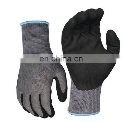 Different Nitrile Gloves With Sandy Guantes de Trabajo Guantes de Seguridad Guantes de Nitrilo Arenoso Hand Job Safety Glove