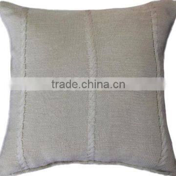 Traditonal knitted cushion