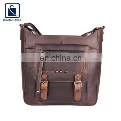 Huge Demand on Top Grade Quality Unique Design Attractive Pattern Stylish Look Leather Men Messenger Bag Supplier photo-2