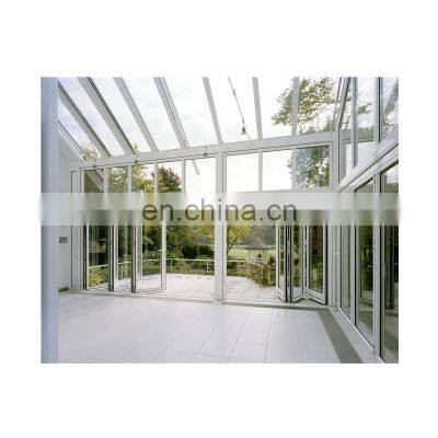 Hurricane Proof Water Proof Aluminium Double Glass Exterior bi Folding Doors photo-2