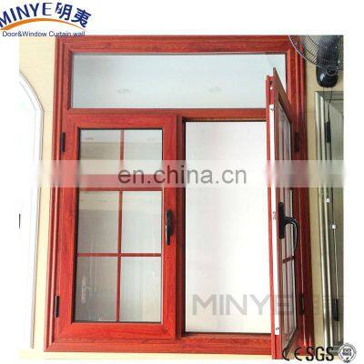 New Product Window Design Modern House Aluminum Extrusion Casement Windows Grill Design Hot Sale