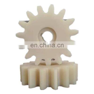 Custom wholesale Beige small diameter plastic nylon straight gear ring flat gear nylon