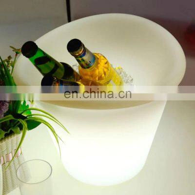 Factory Price Light Ice Bucket Electric Ice Bucket Mobile Bar Led Lighting Ice Bucket photo-3