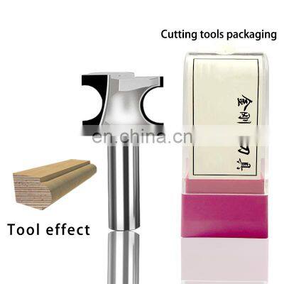 LIVTER Woodworking Tools Diamond Regular Half Round Cutter Solid Wood Round Bar R Arc Chamfering Round Edging Milling Cutter photo-5