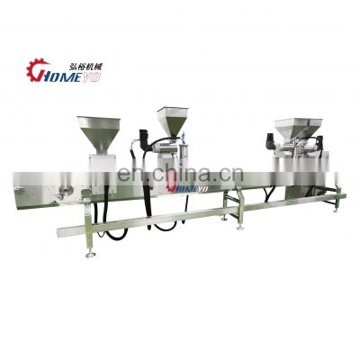 Durian canister maker depositor small box/pot cake production line