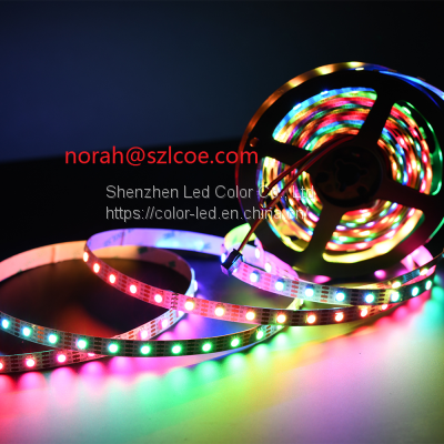 DC5V LC8813 60Leds Per Meter 5050 Addressable Full Color Digital Pixel RGB Led Pixel Strip photo-3