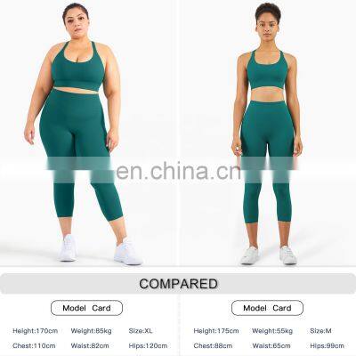 Tiktok Y Shaped Back Sports Bra Plus Size Adjustable Gym Fitness Yoga Top photo-2