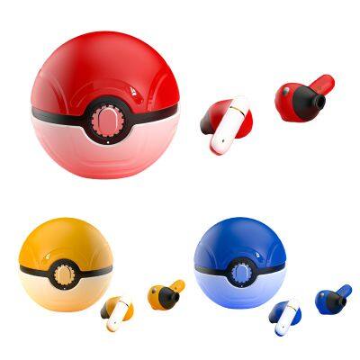 Cartoon compatible V5.4 6H PC bluetooth wireless Pokemon Pikachu earphones design Headphones for play