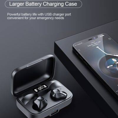 S15 Ture Wireless Headsets 5.0 TWS Earbuds LED Display Earphones With Microphone For Phone photo-4