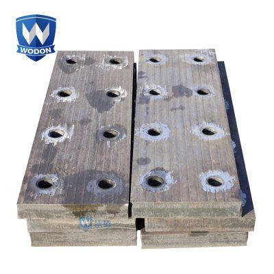 WD520 Abrasion High Resistance Chromium Carbide Overlay Bimetal Wear Plate for Tractor Shovel Liner photo-2