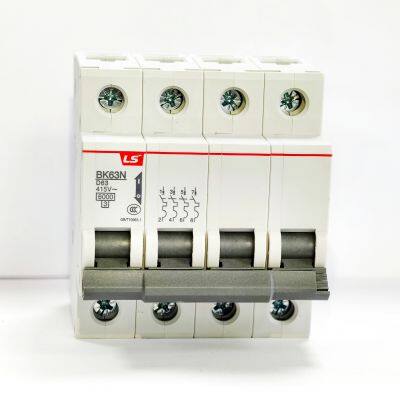 LS Official genuine New Original BK63N 4P  C D type Circuit Breaker